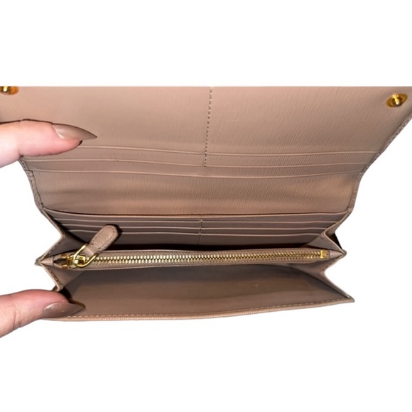 Prada Vitello Move Continental Cammeo Wallet - Picture 6 of 14